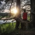 Taking time alone in nature to restore energy and focus